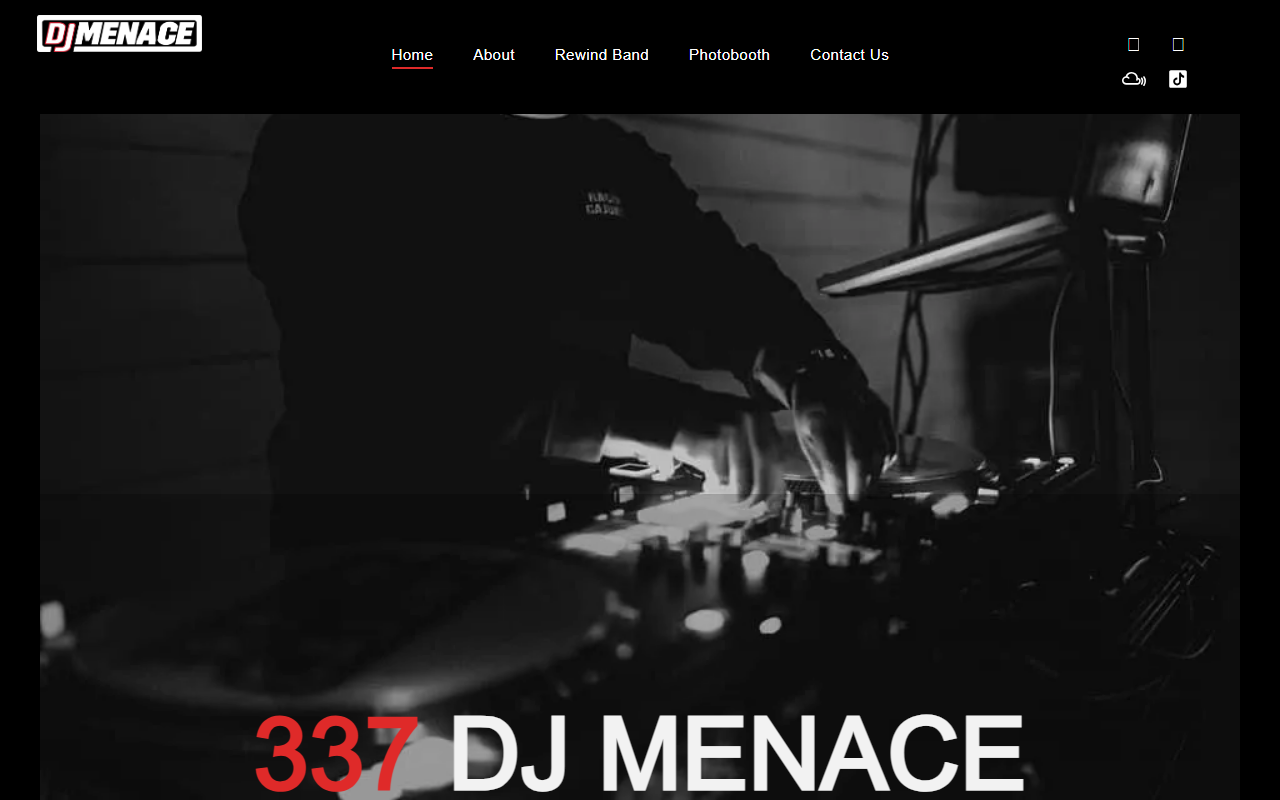 337djmenace.com screenshot