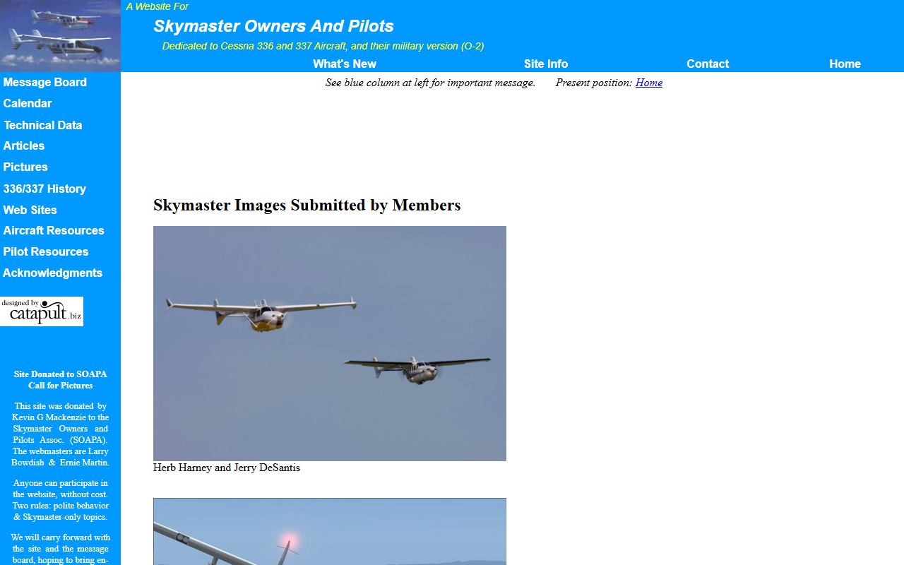 337skymaster.com screenshot