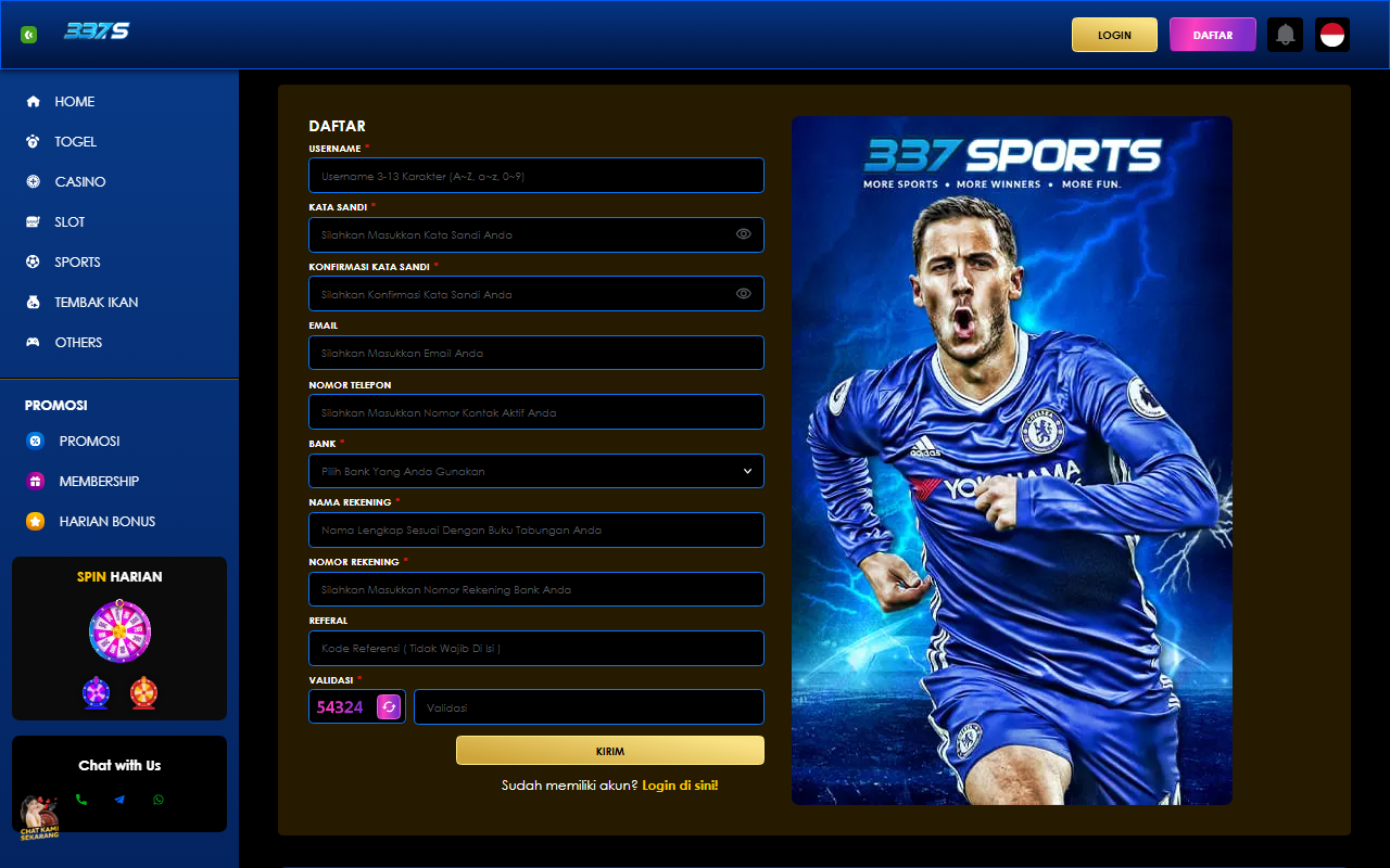 337sportsjuara.com screenshot