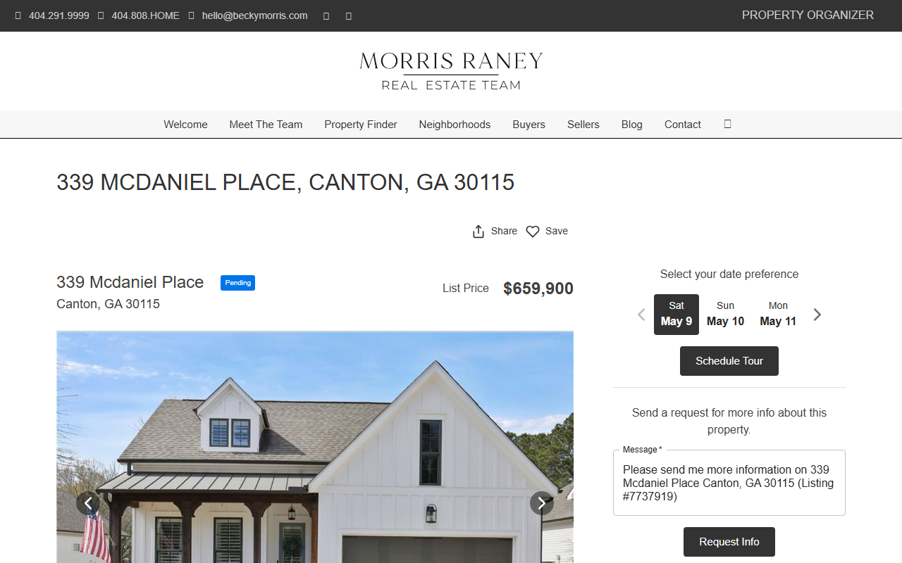339mcdaniel.com screenshot