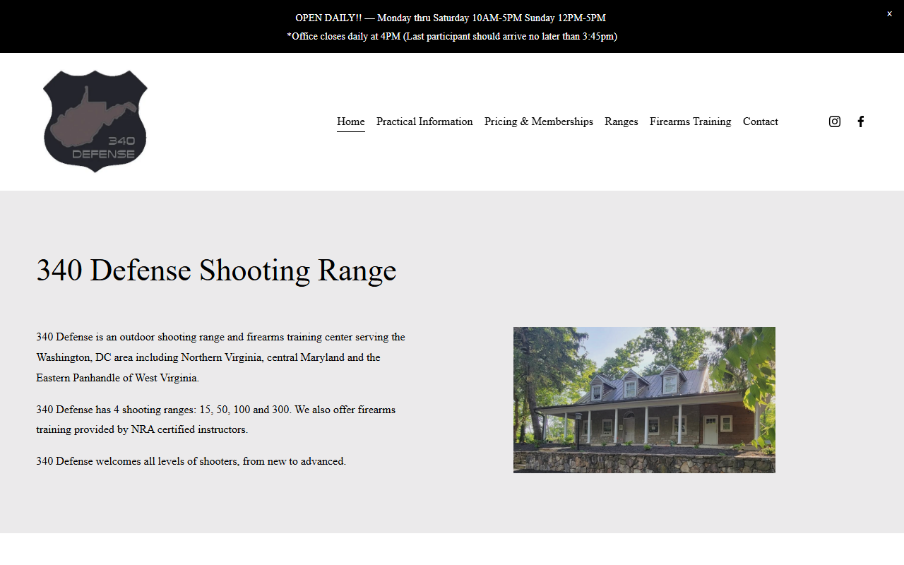 340-defense.com screenshot