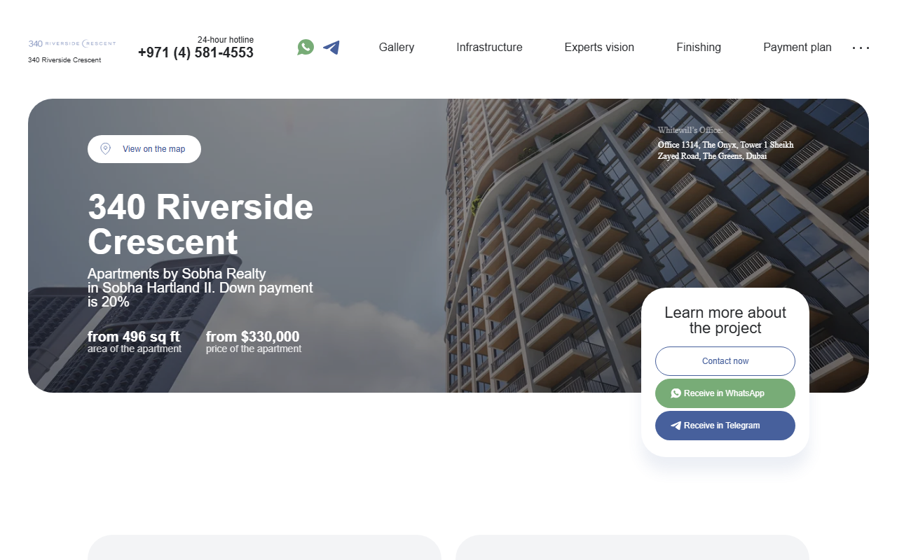 340-riverside.com screenshot