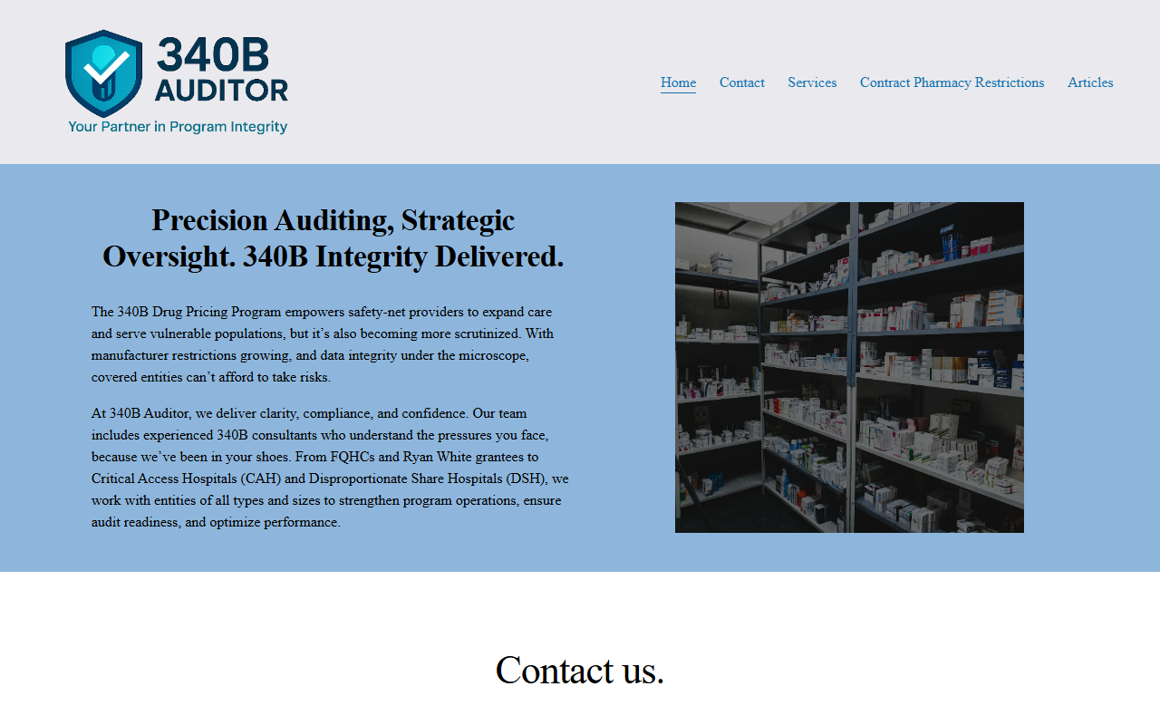 340bauditor.com screenshot