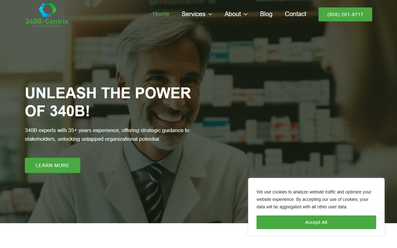 340bcentrix.com screenshot