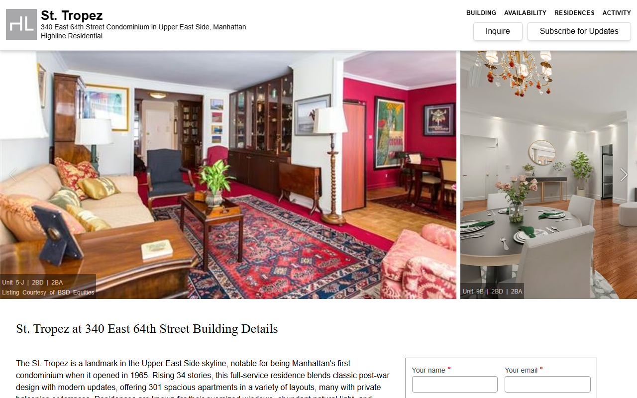 340east64th.com screenshot