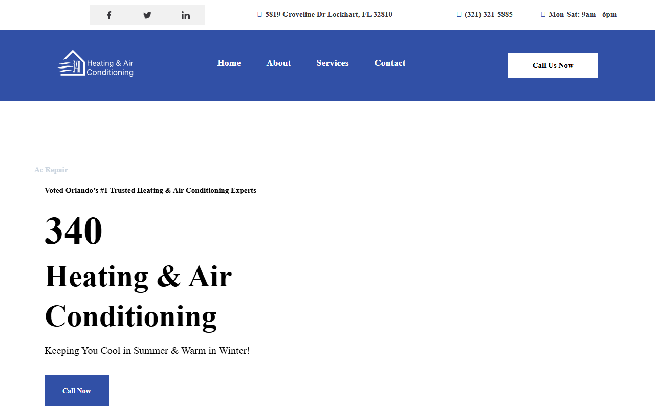 340heating.com screenshot