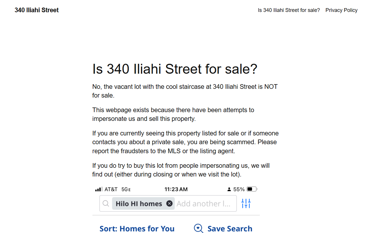 340iliahistreet.com screenshot