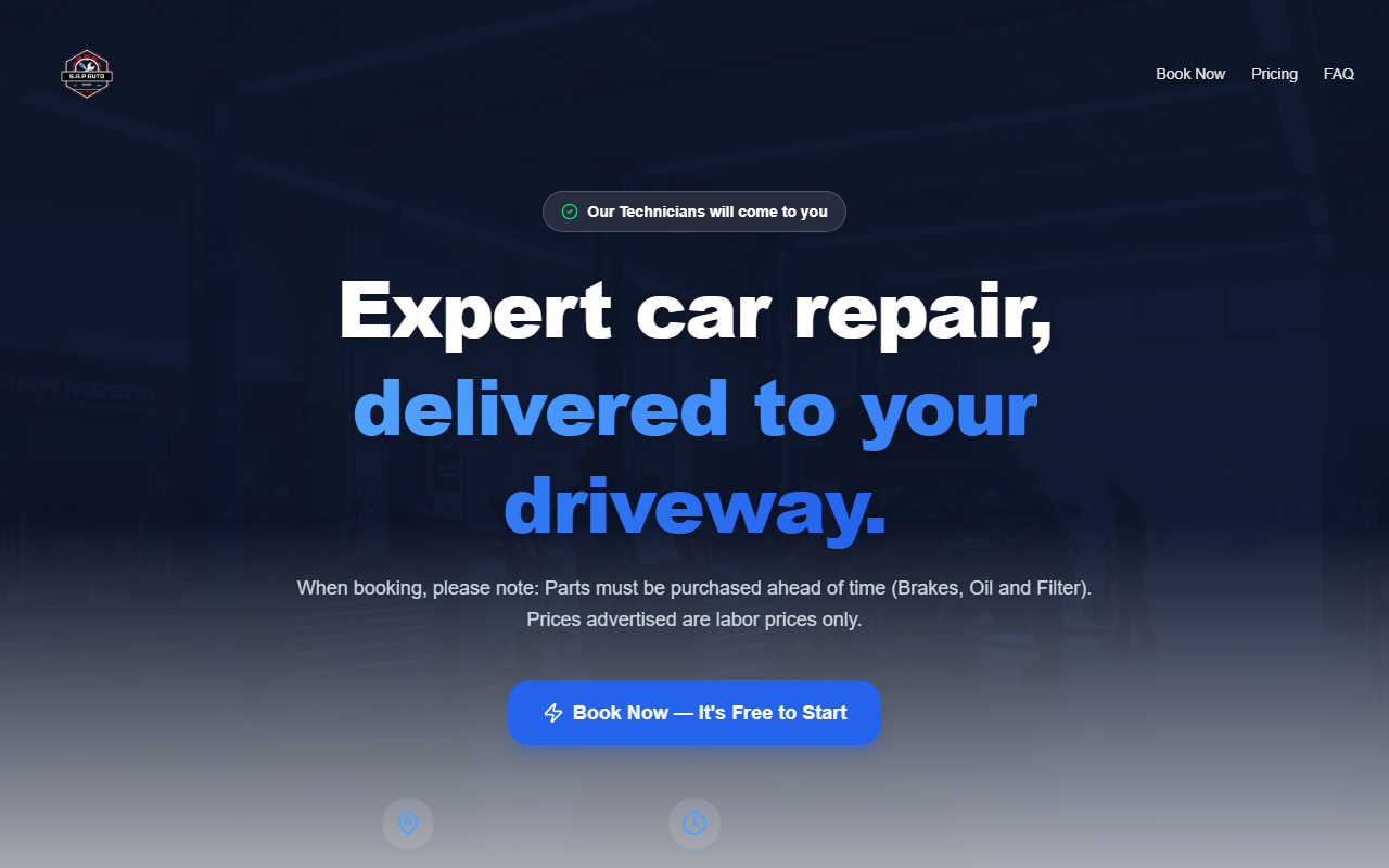 340justbrakes.com screenshot