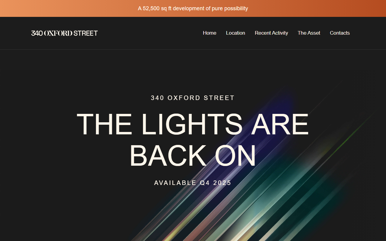 340oxfordstreet.com screenshot