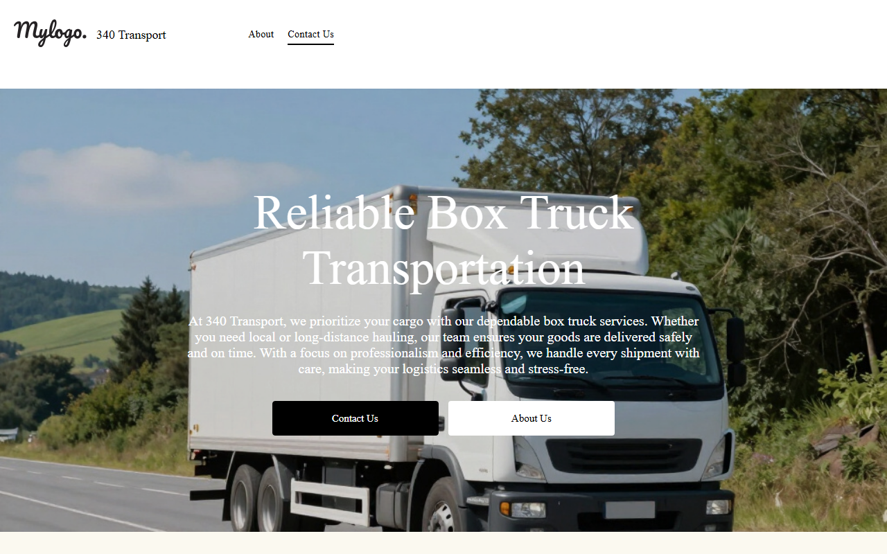 340transport.com screenshot