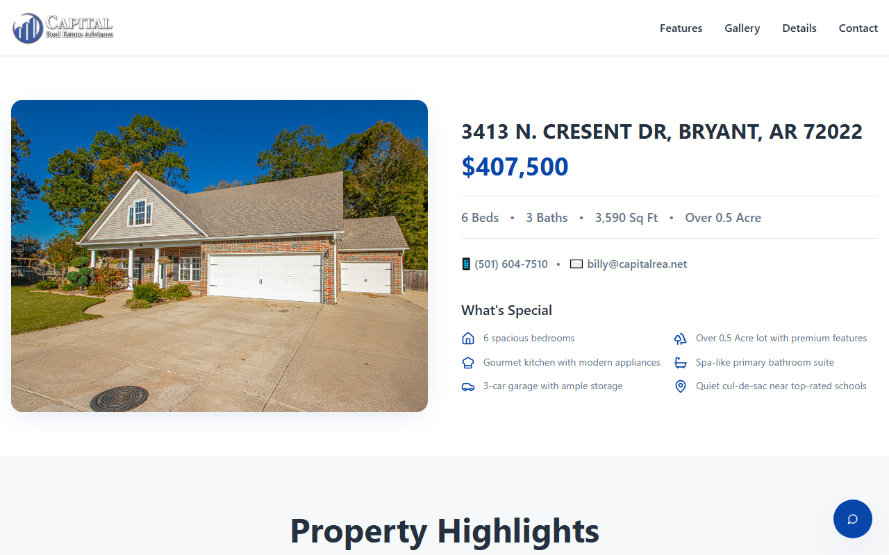 3413ncresent.com screenshot