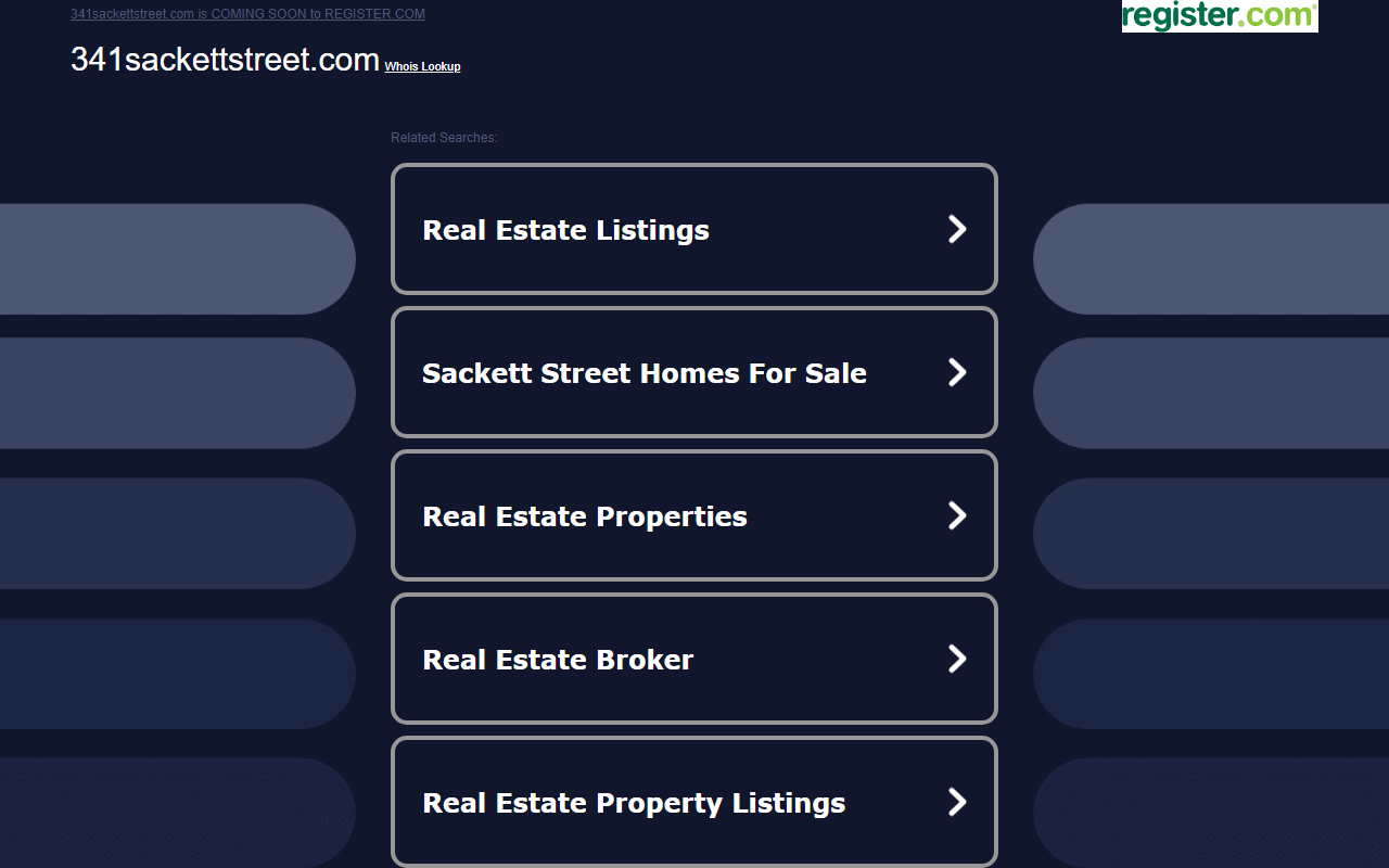 341sackettstreet.com screenshot