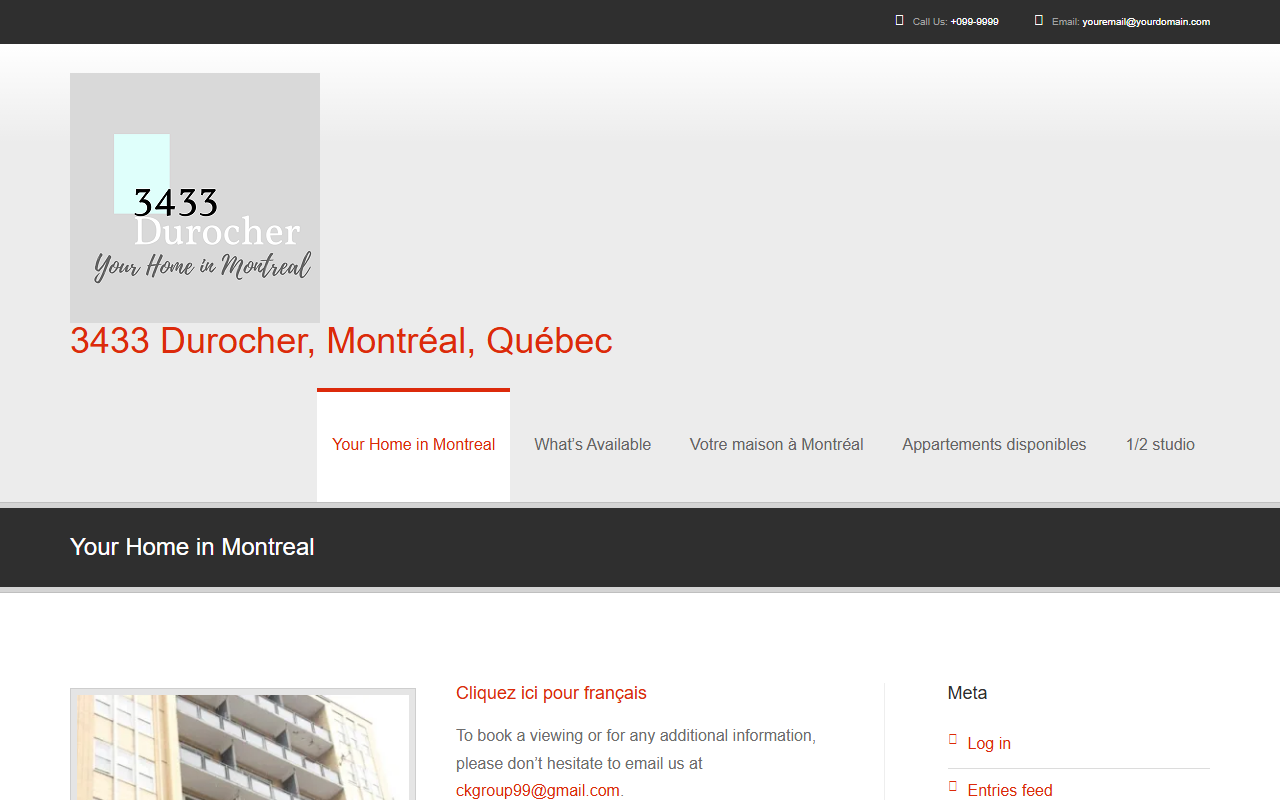 3433durocher.com screenshot