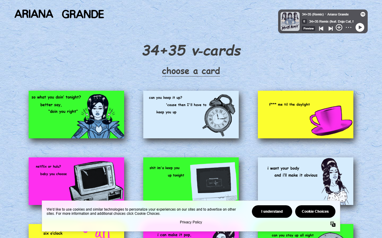 3435vcards.com screenshot
