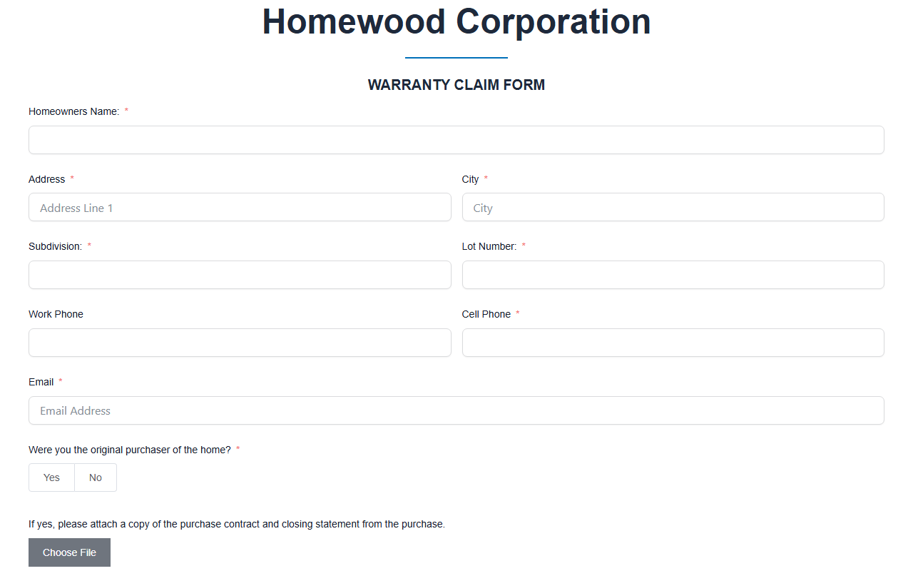 3435warranty.com screenshot