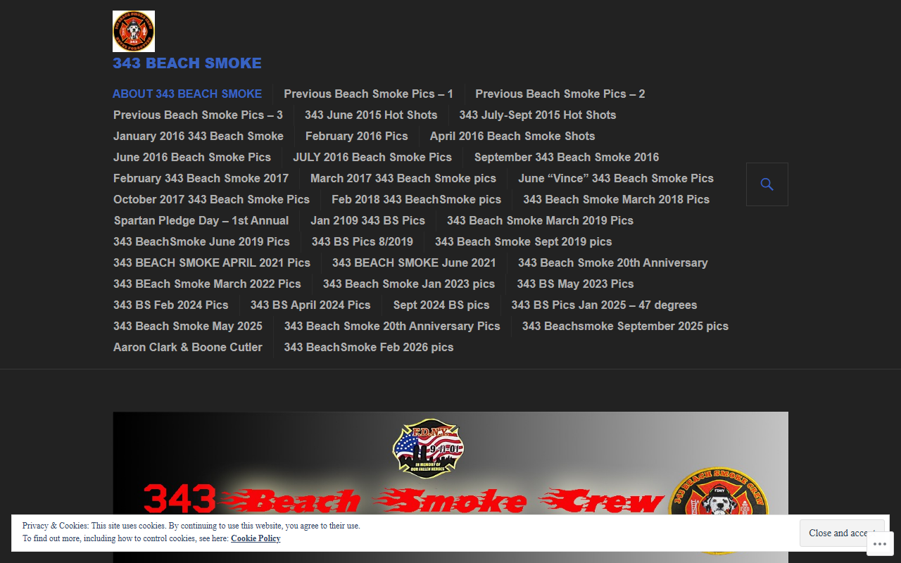 343beachsmoke.com screenshot