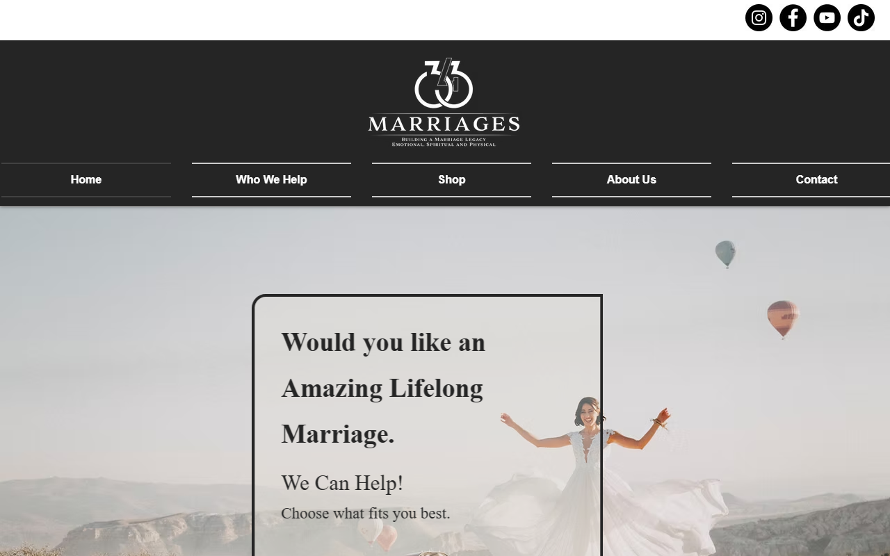 343marriages.com screenshot
