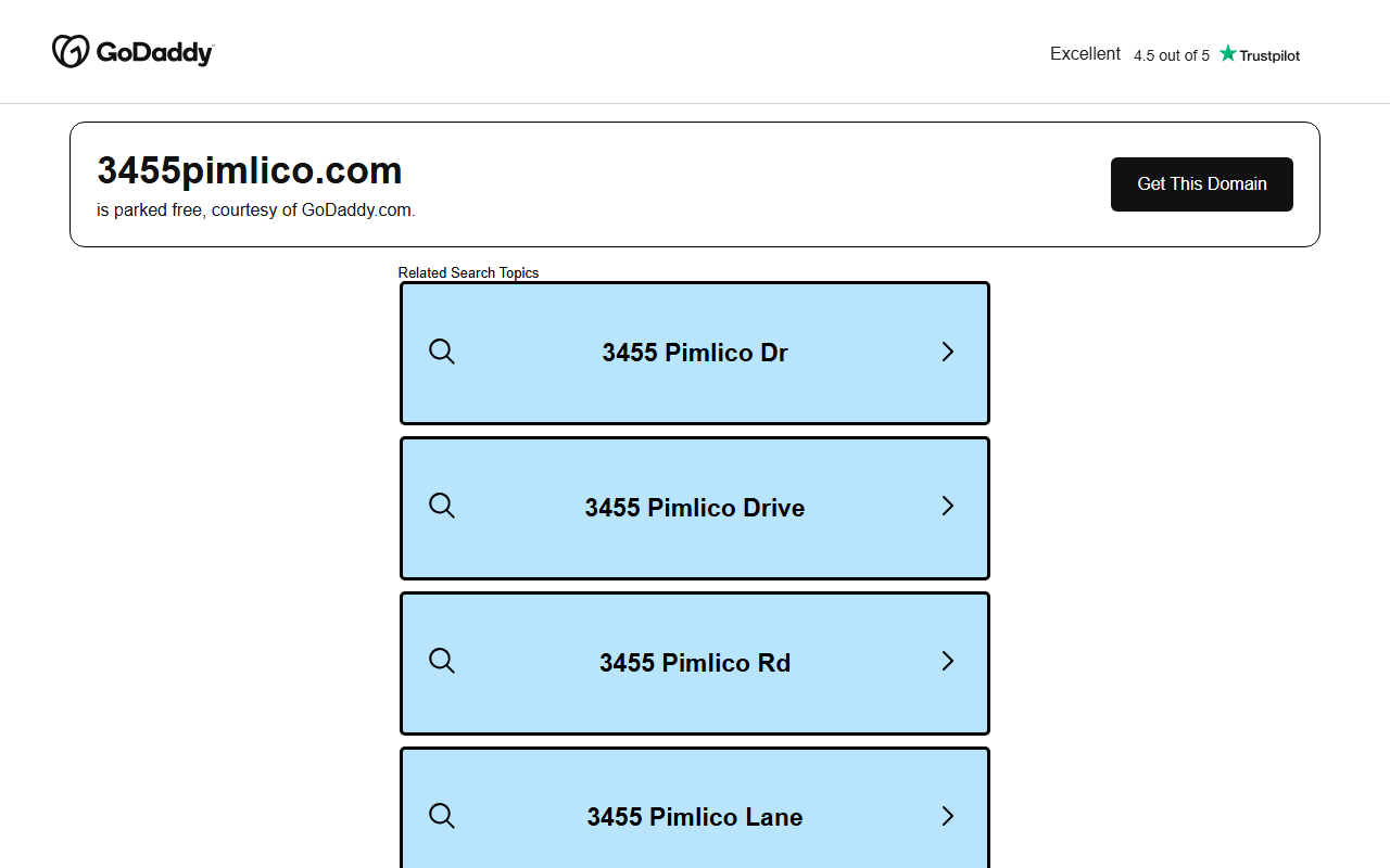 3455pimlico.com screenshot