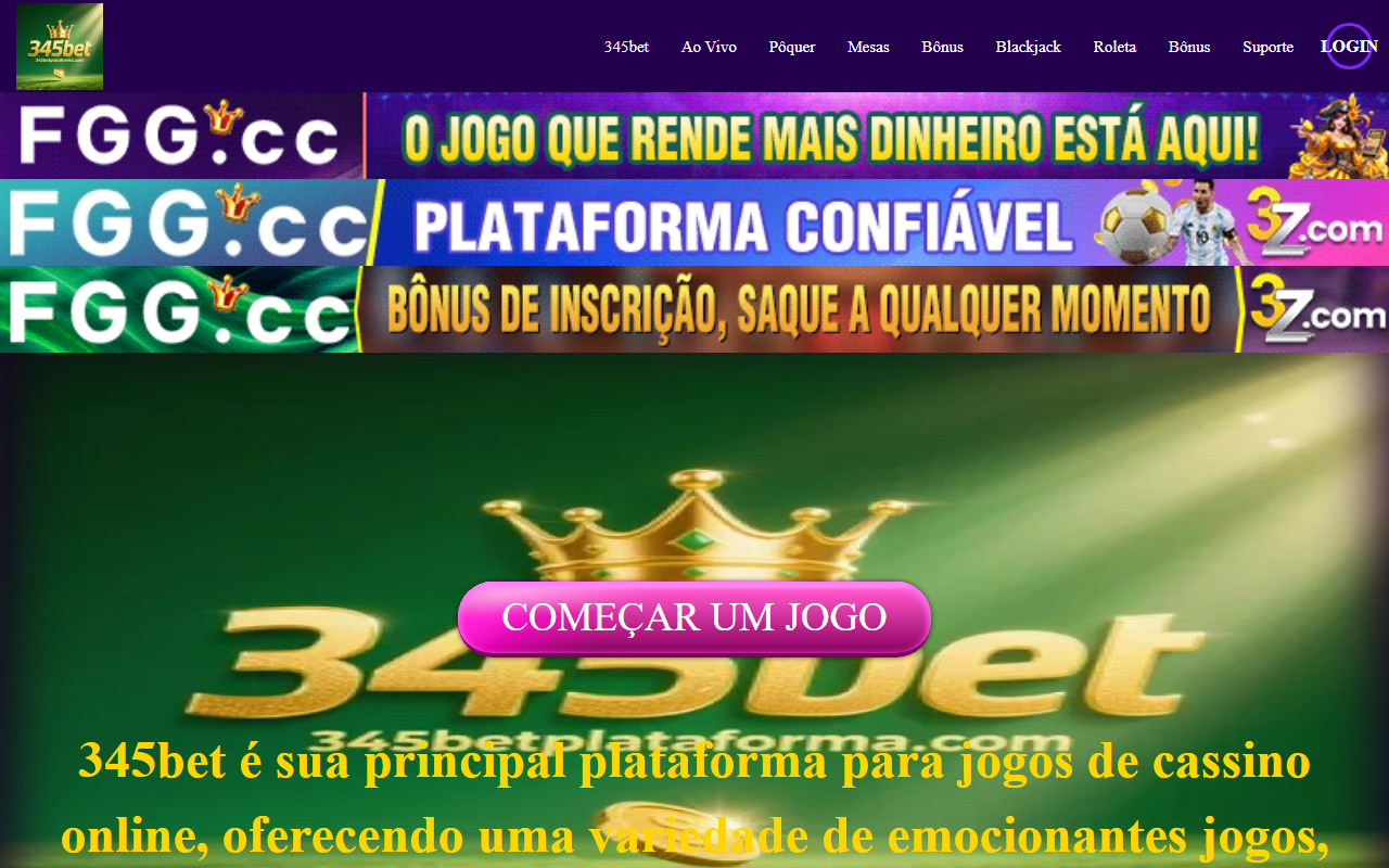345betplataforma.com screenshot