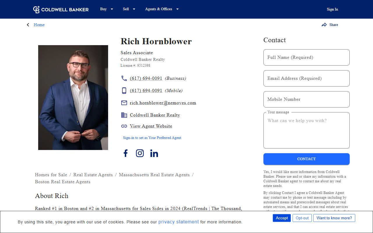 345harrison.com screenshot