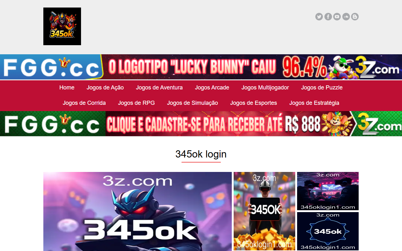 345oklogin1.com screenshot