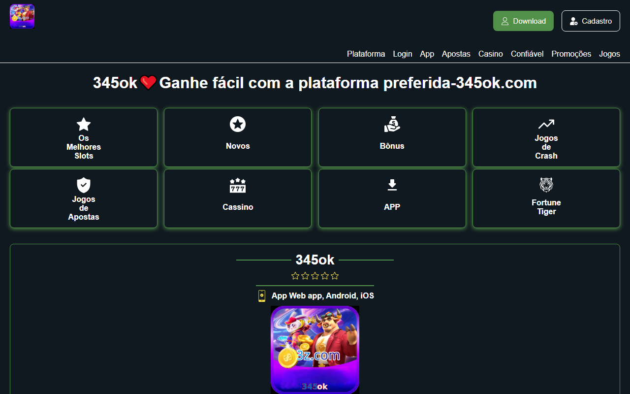345okslots.com screenshot