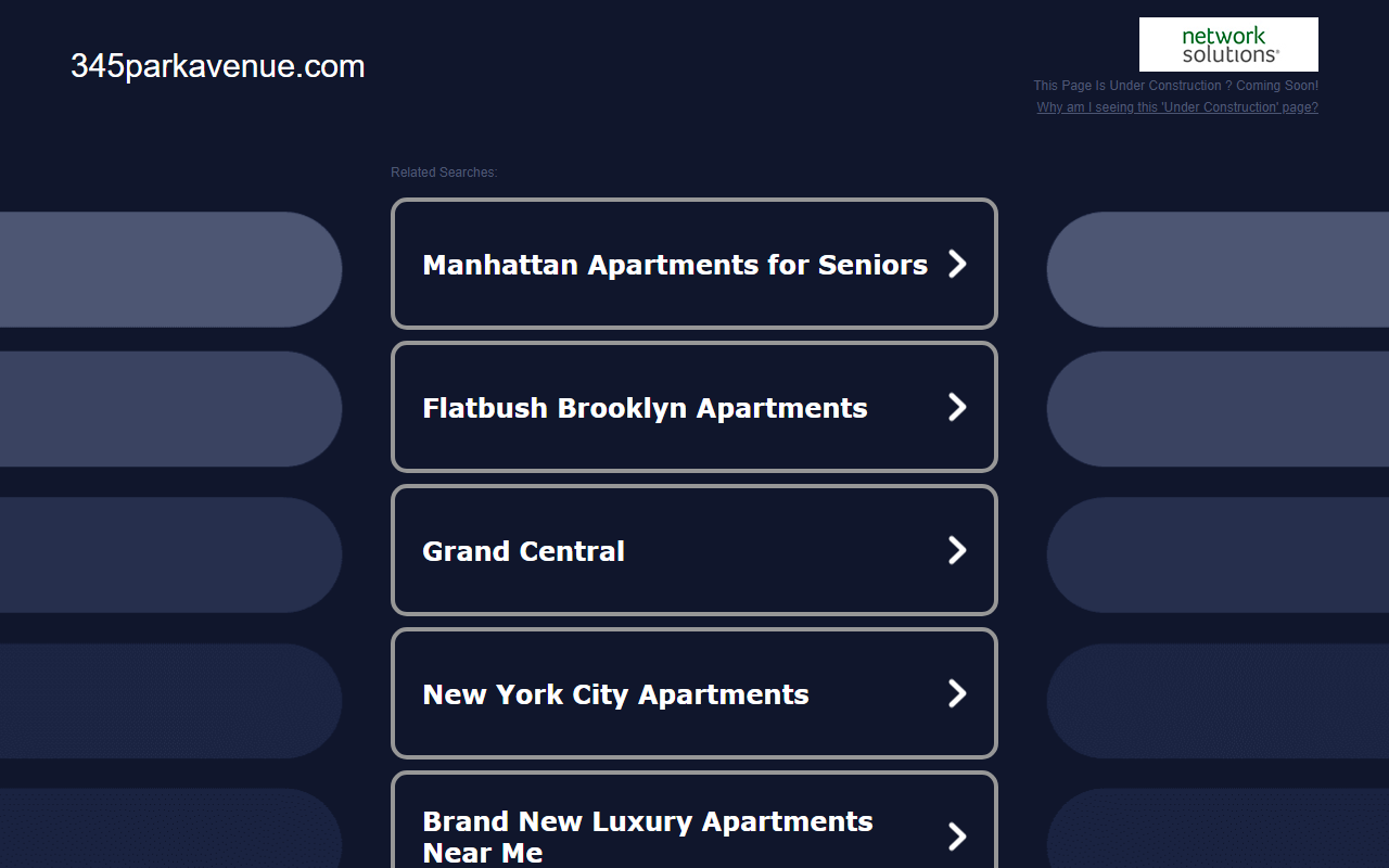 345parkavenue.com screenshot