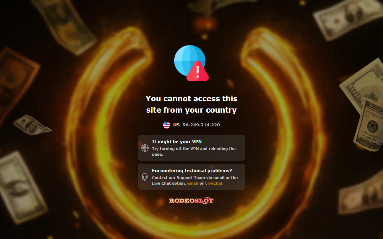 345rodeoslot.com screenshot
