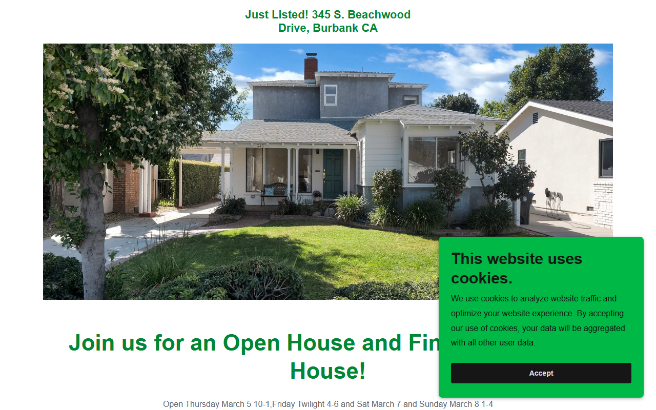 345sbeachwood.com screenshot