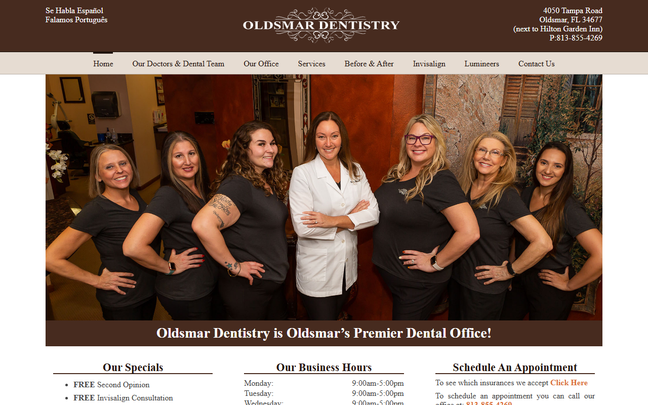 34677dentist.com screenshot