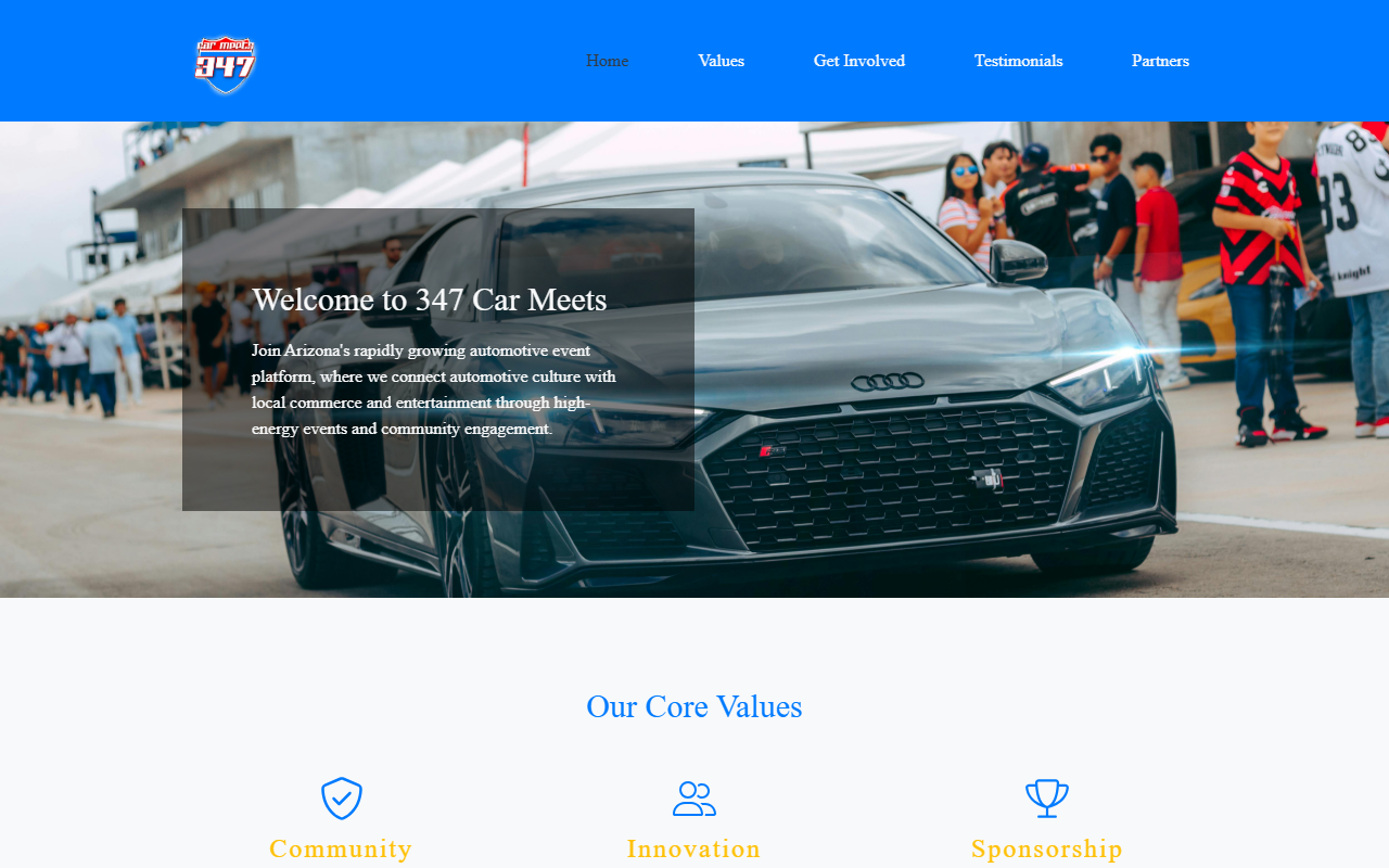347-car-meets.com screenshot