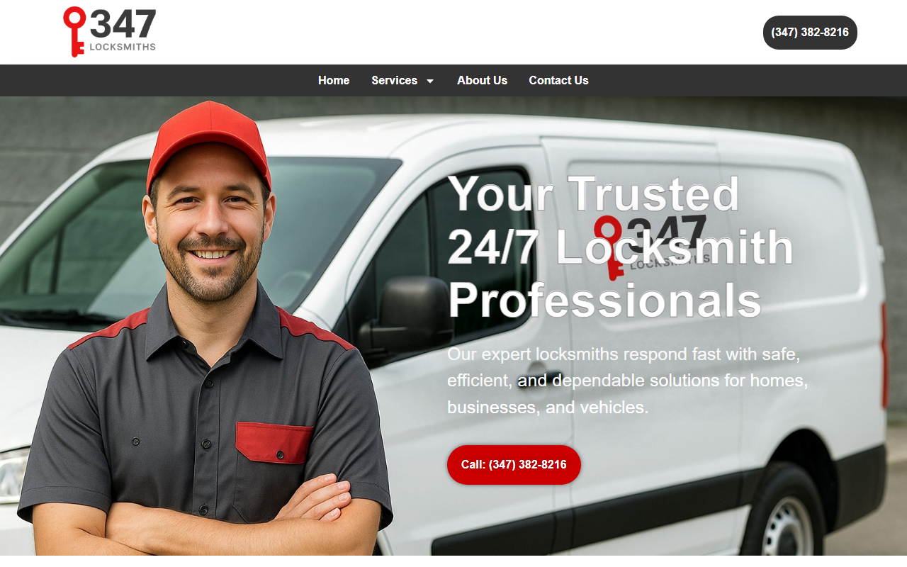 347locksmiths.com screenshot