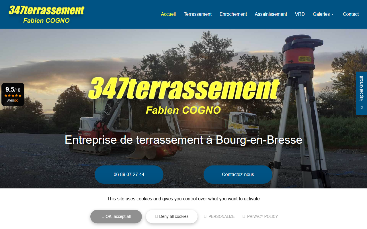 347terrassement.com screenshot