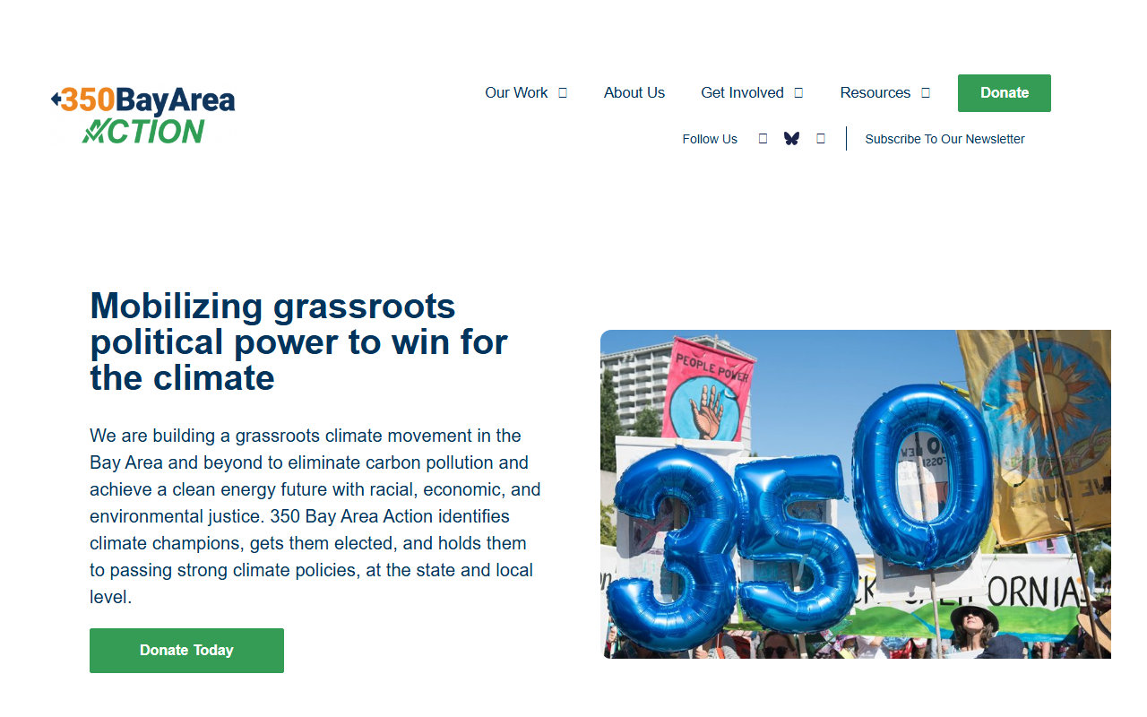 350bayareaaction.com screenshot