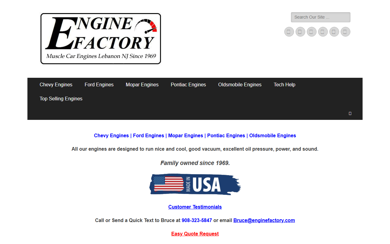 350chevyengines.com screenshot
