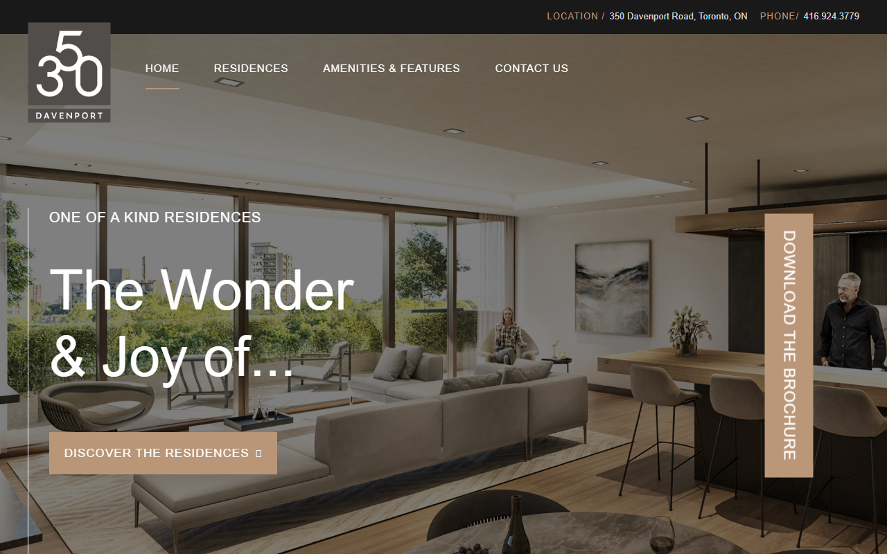 350davenport.com screenshot