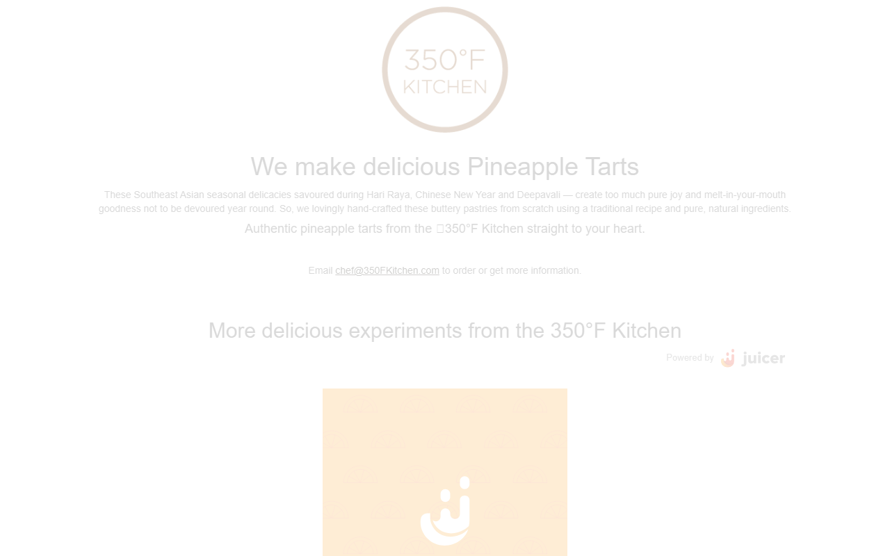 350fkitchen.com screenshot