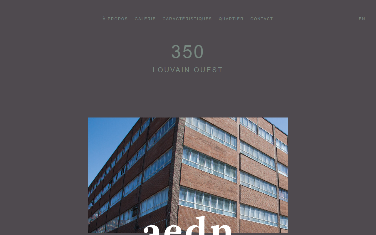 350louvain.com screenshot