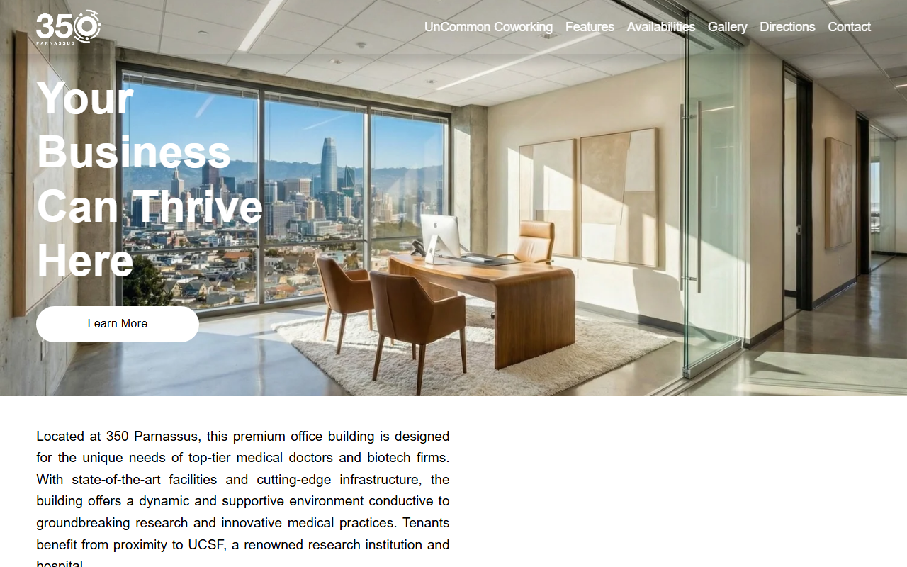 350parnassus.com screenshot