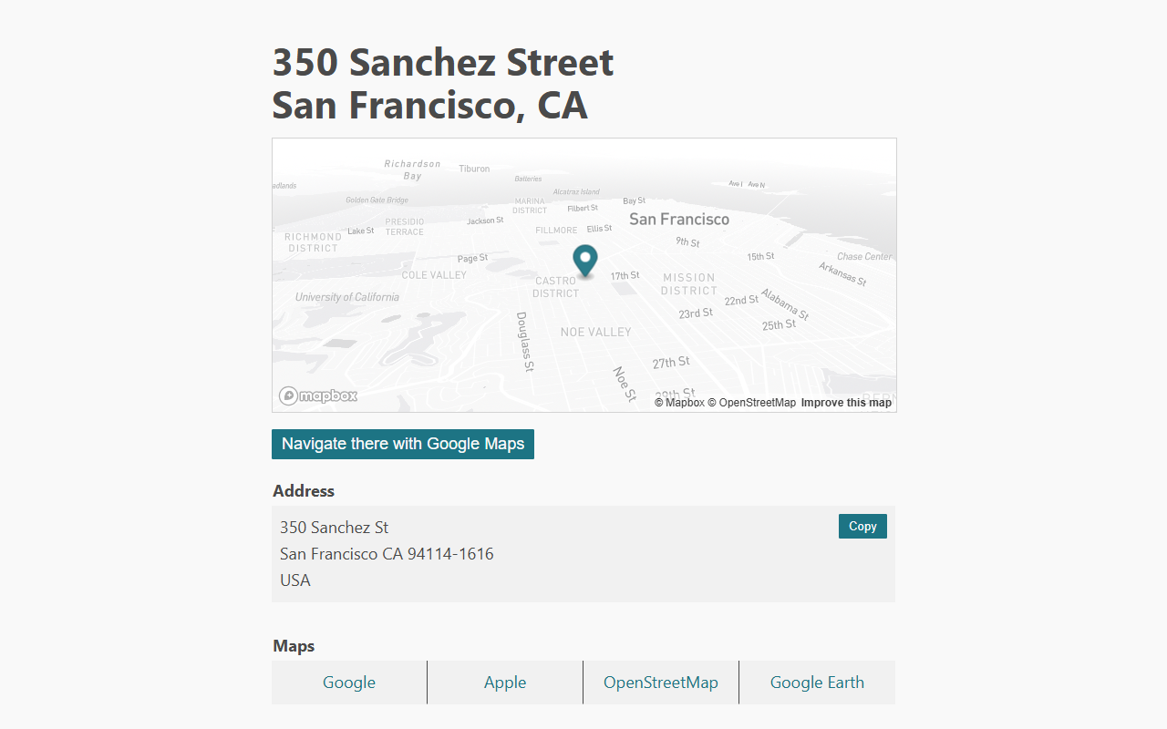 350sanchez.com screenshot