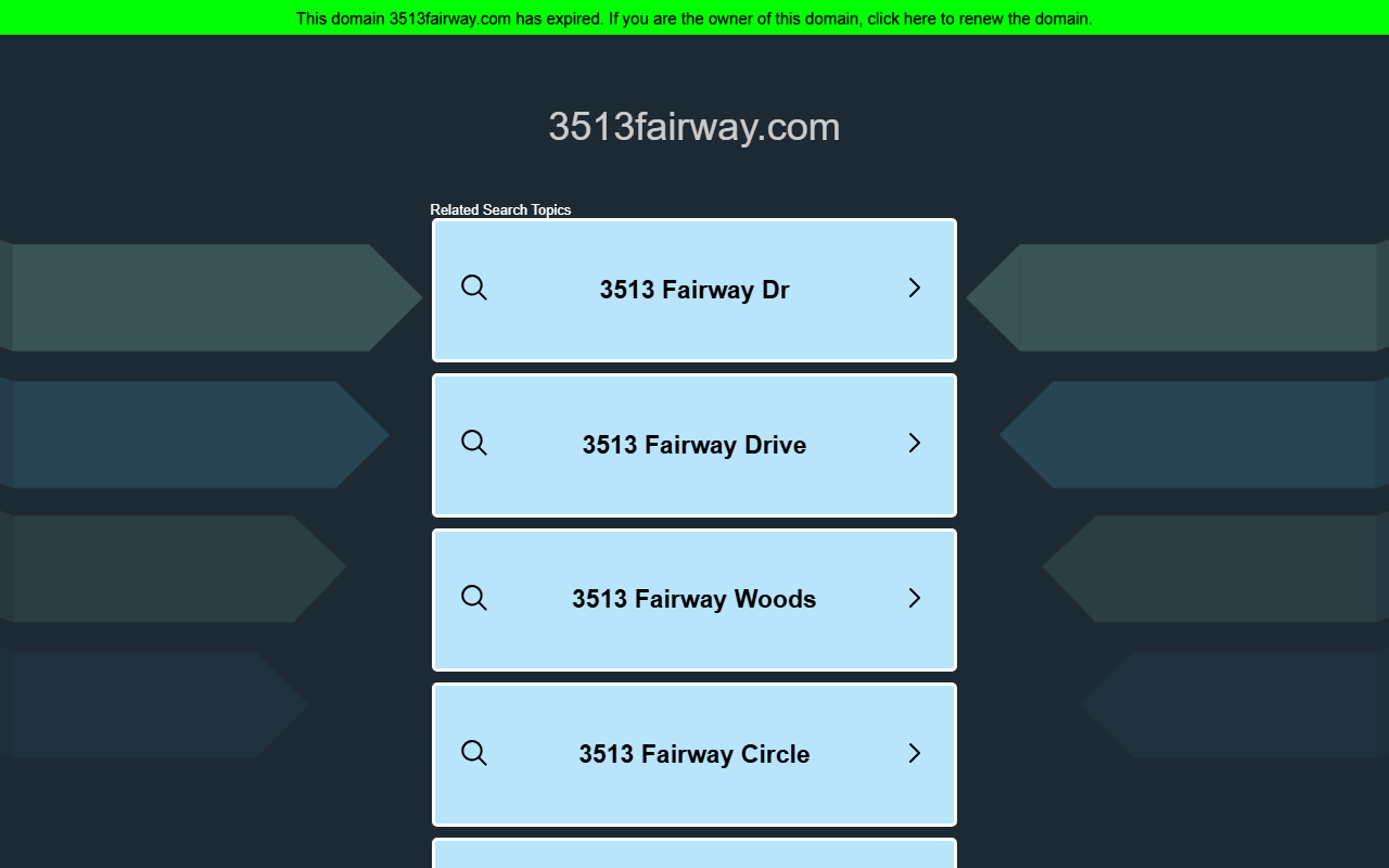 3513fairway.com screenshot