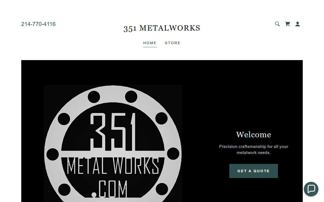 351metalworks.com screenshot