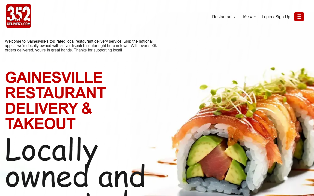 352delivers.com screenshot
