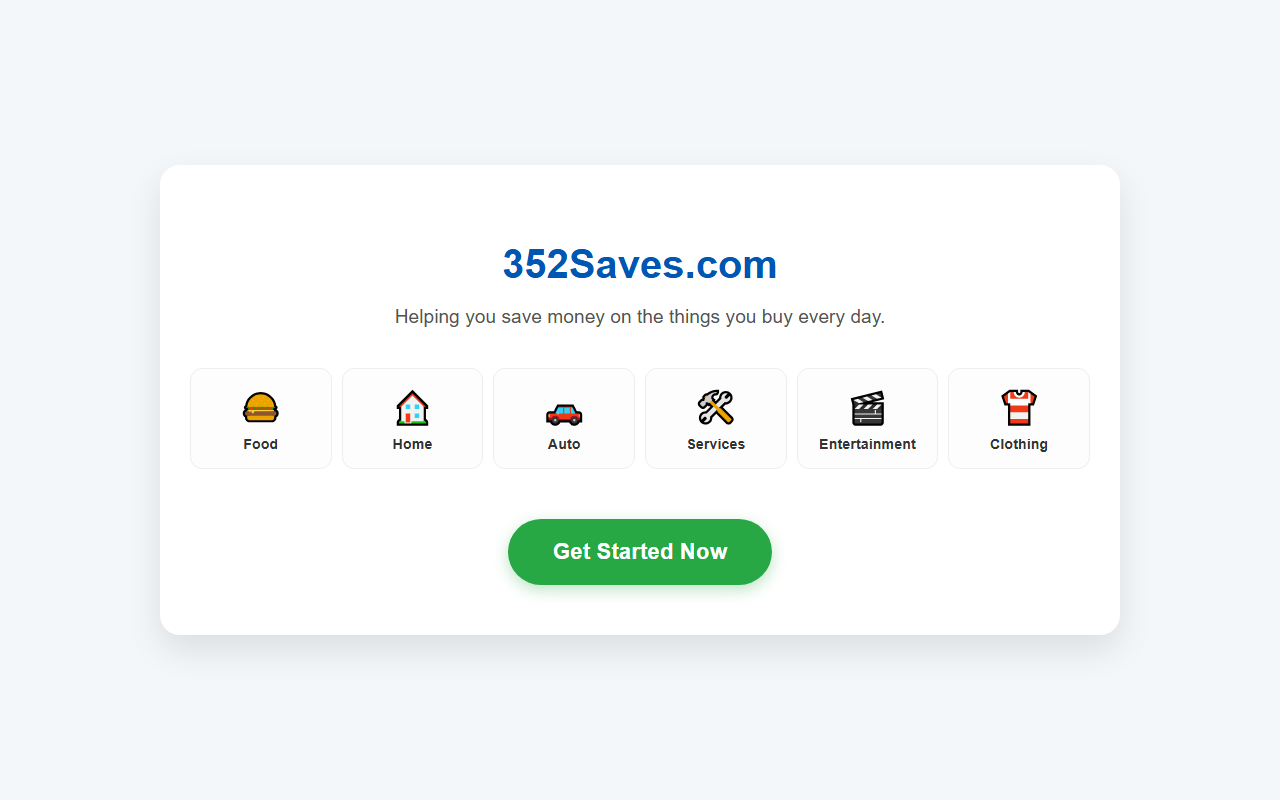 352discounts.com screenshot
