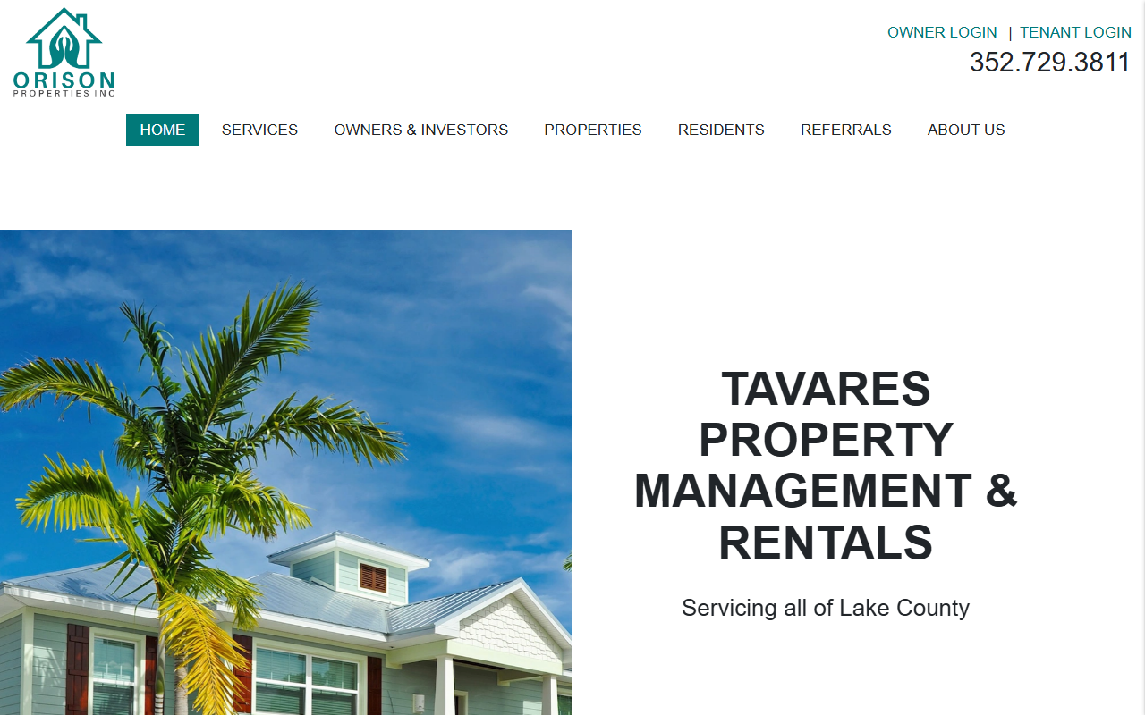 352rentals.com screenshot