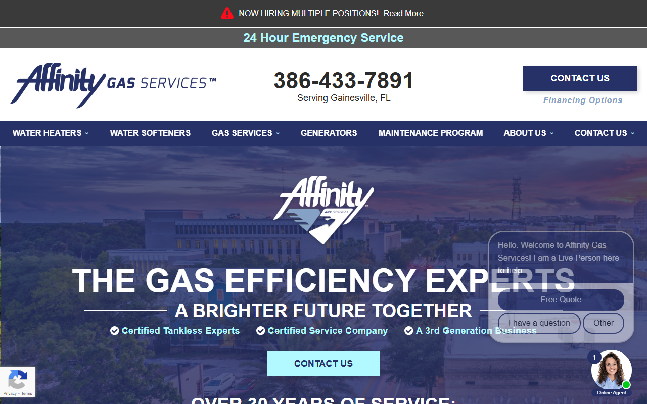 352waterheater.com screenshot