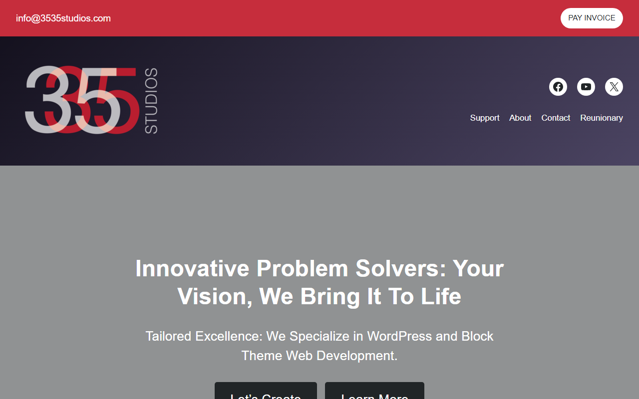 3535studios.com screenshot
