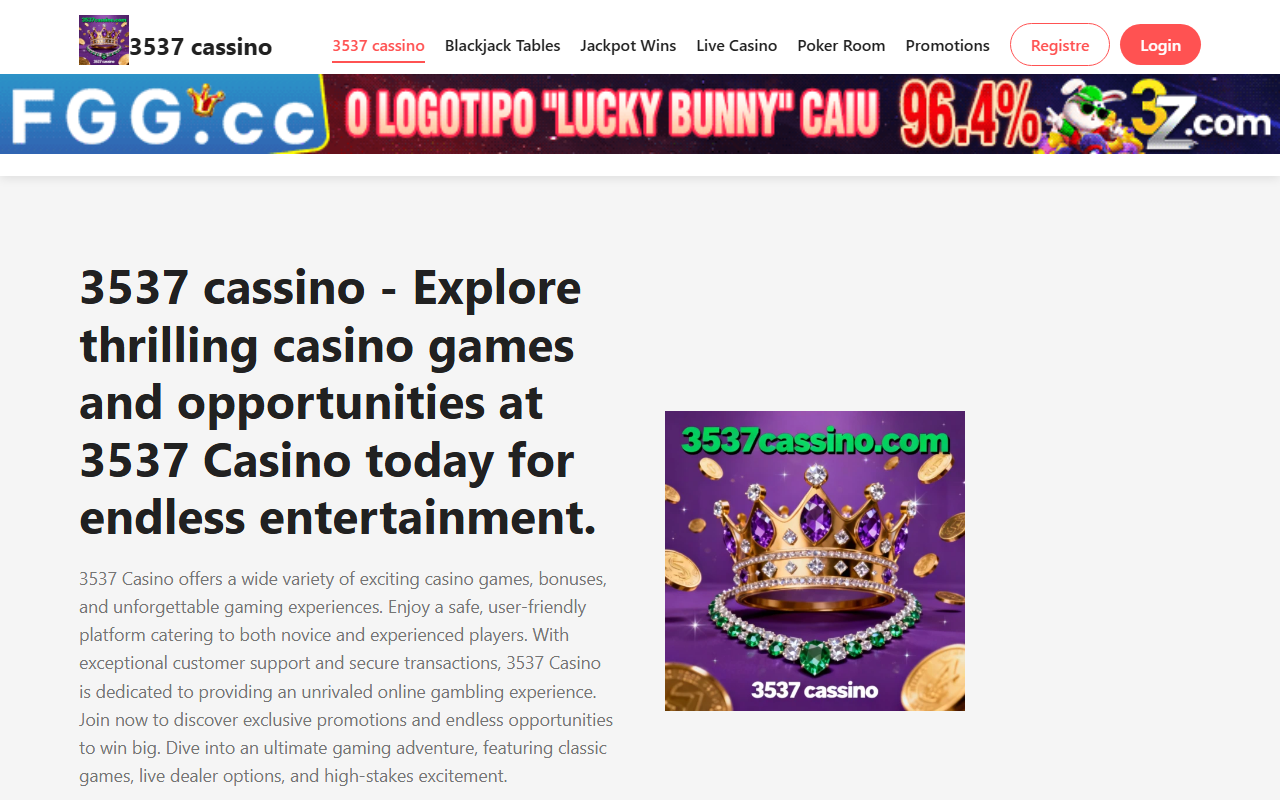 3537cassino.com screenshot
