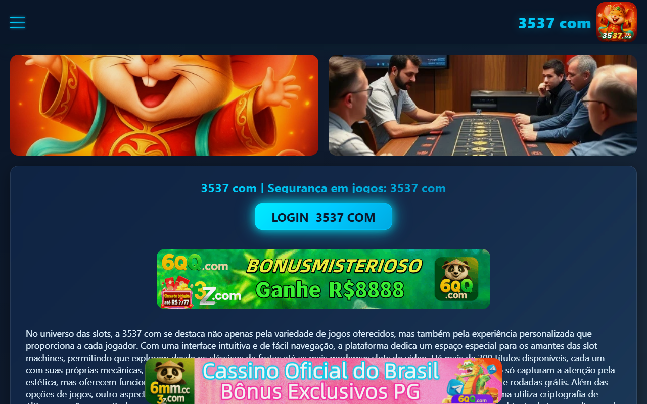 3537entrar.com screenshot