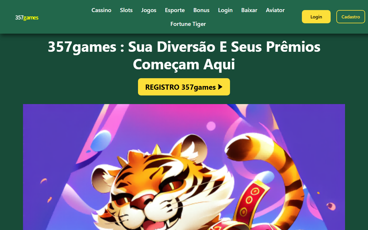 357gameslogin.com screenshot